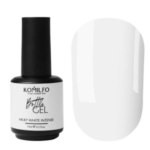 ‎באטל ג'ל Bottle Gel Milky White Intense 15 ml Komilfo